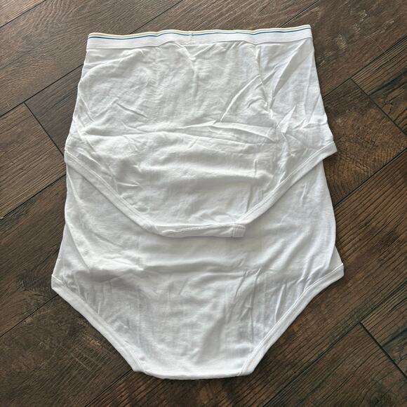 Towncraft JCPenny Tighty Whities White Mens Underwear Size 40 in RN 93677 x2 - Picture 2 of 4